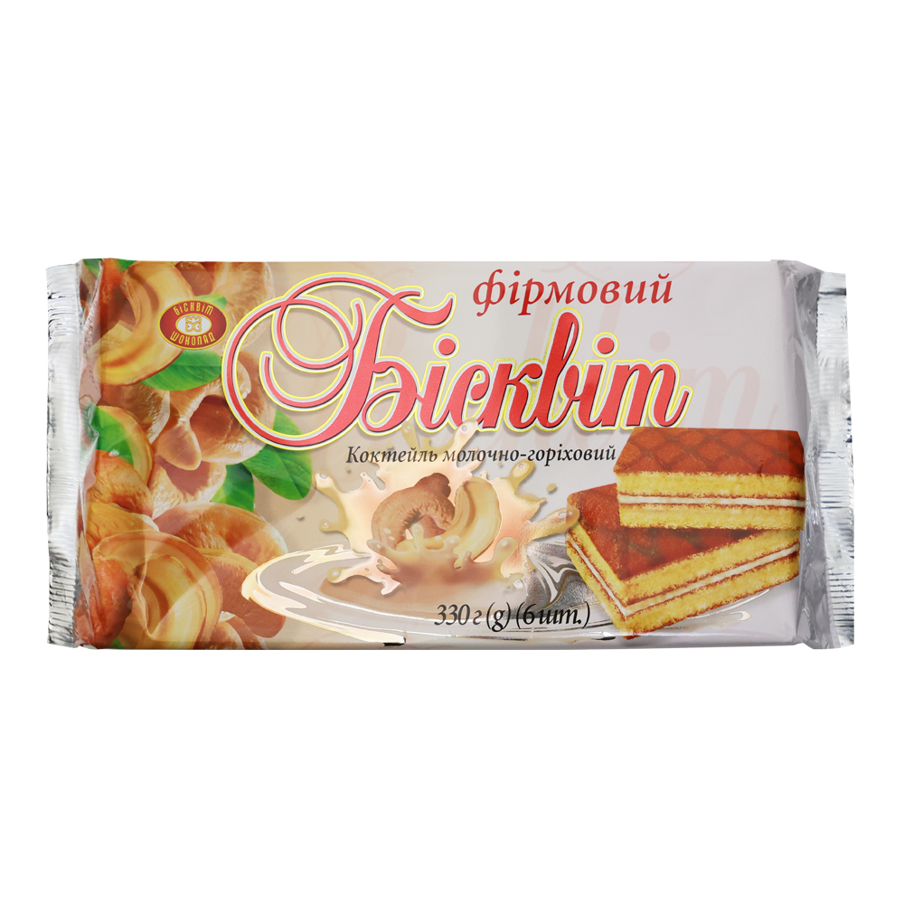 Biscuit Cake Firmeniy Milk and Nuts – 11.64 oz (330gr)
